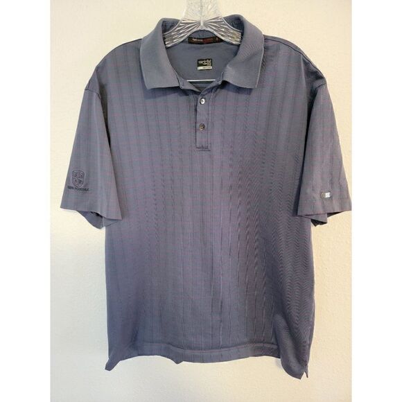 Tiger Woods Nike Fit Dry  Golf Polo Mens Size Large - Picture 1 of 6